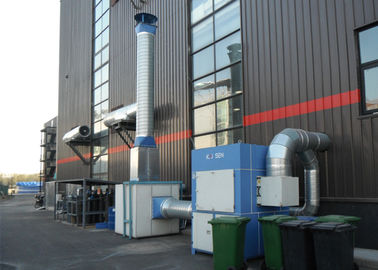 De duurzame Centrale van de de Filter Onafhankelijke Ventilator van de Stofcollector Polyester Met een laag bedekte Doos van Electrics