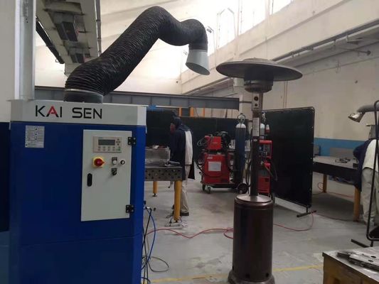 2800M3/H Single Arm Welding Fume Extractor For Thick Aluminum Plate
